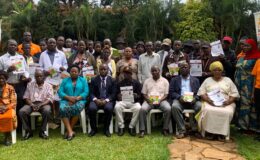 A Group photo of traditional healers, MoH Officials and YBU team at the Sensitisation meeting