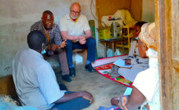 A YBU Occupational Therapist conducts a psycho education session on mental illness on a return home session