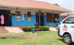 The YouBelong team arrives at a Primary health care facility in Wakiso district