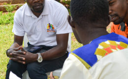 YBU Members with a session with the boys at the meeting (1)